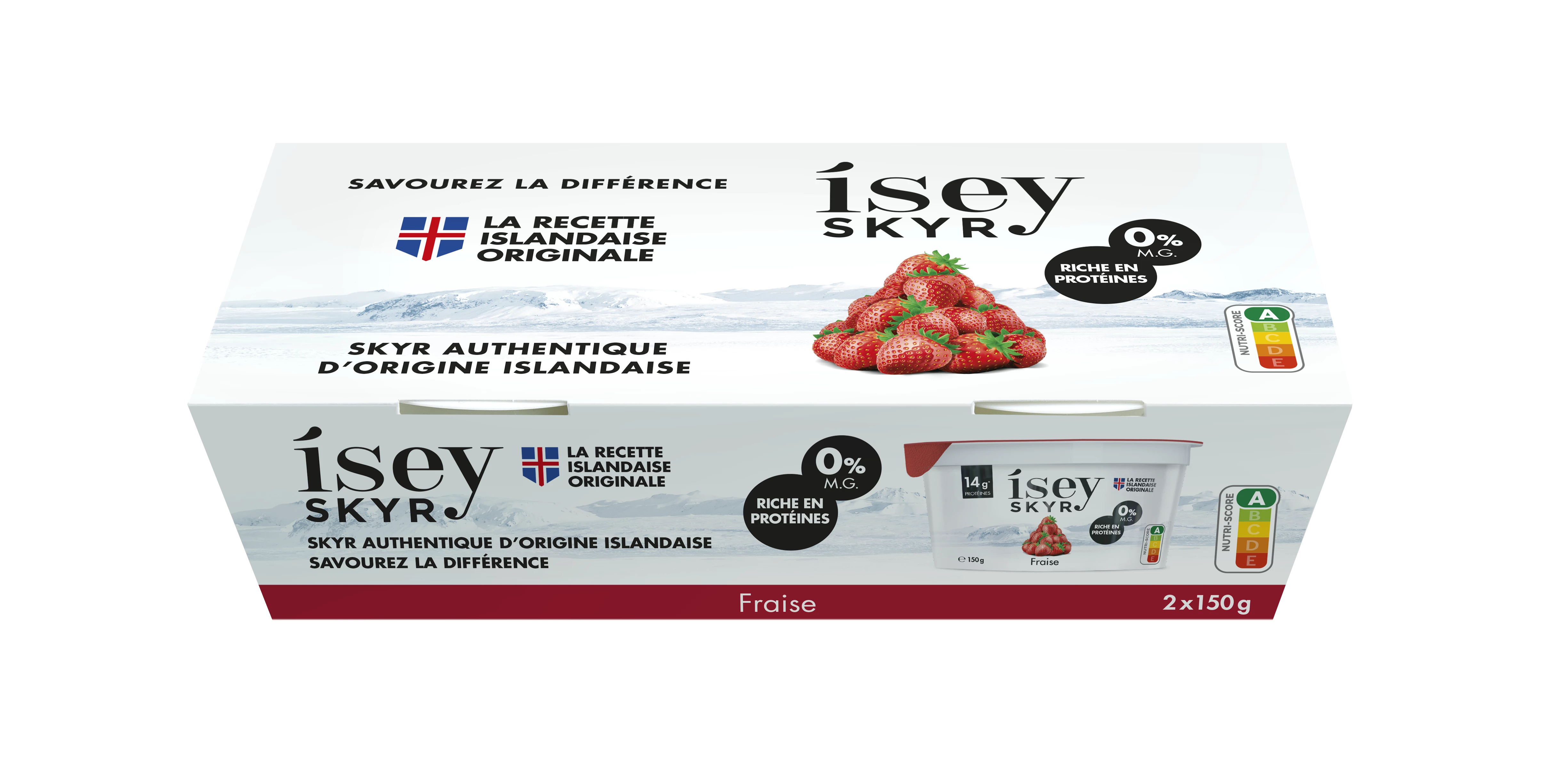 Isey Skyr ポット フレイズ 2x150g