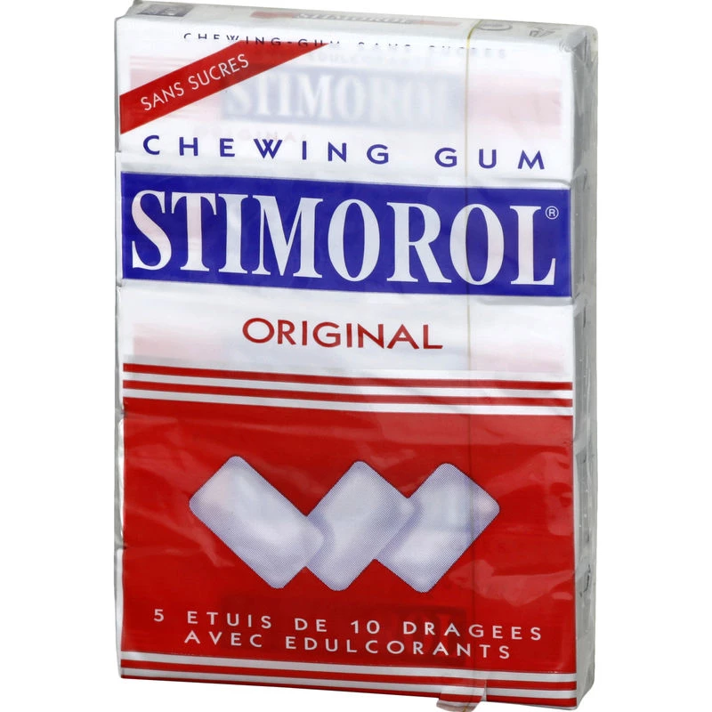 Goma de mascar sem sucres; 14g - STIMOROL