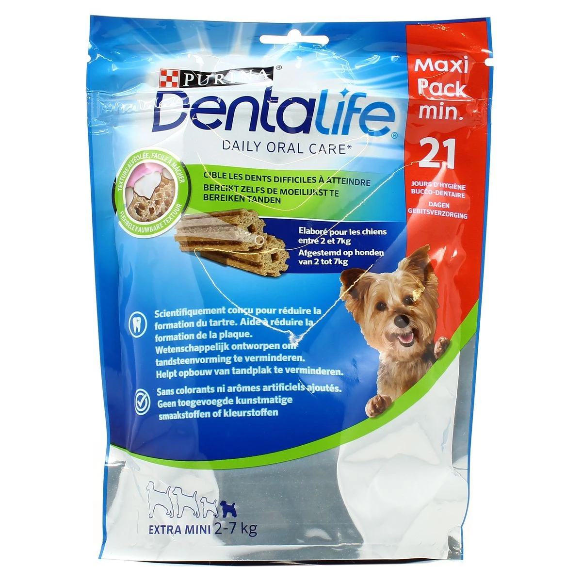 Dentalife Extra Mini-Kaustangen für Hunde, 207 g - PURINA
