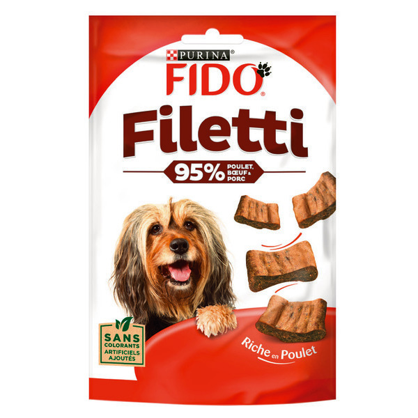 Fido Filetti Treats 富含鸡肉 70 克 - PURINA
