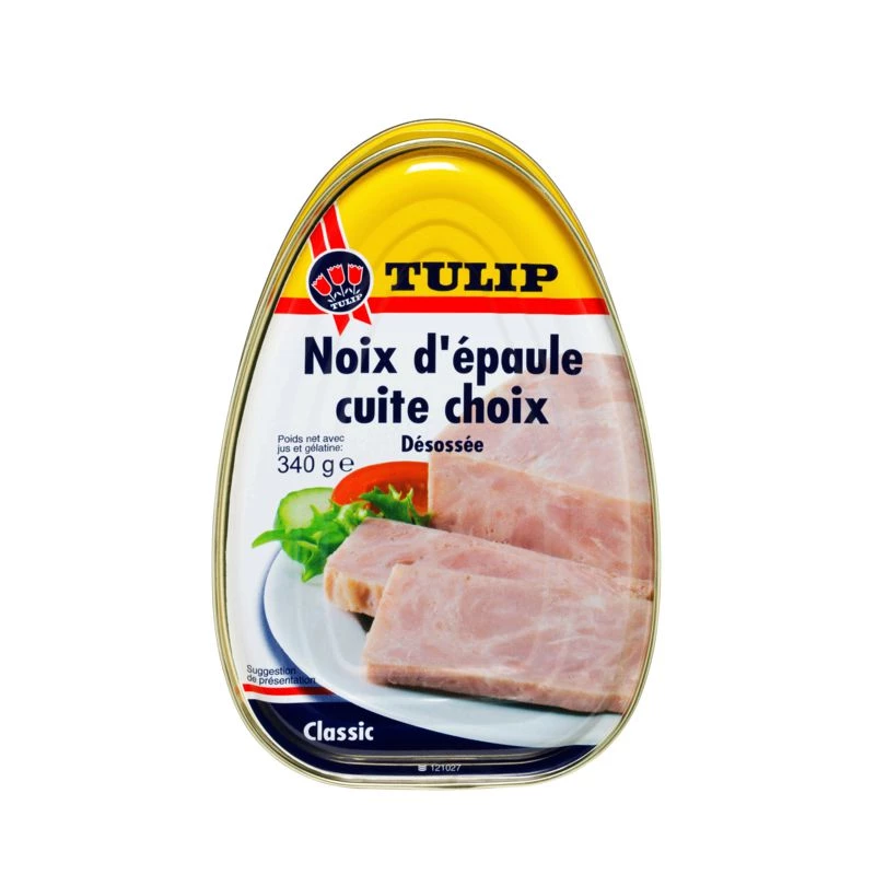 Paté Noix d'Epaule Cuite Choix Désossée, 340g - TULIP