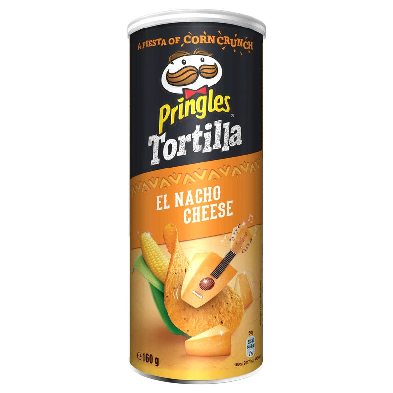 Tortilla chips nacho cheese 160g - PRINGLES