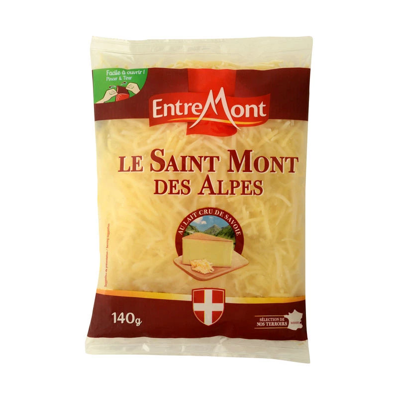 Fromage rapé Le St Mont des Alpes 33%mg 140g - ENTREMONT