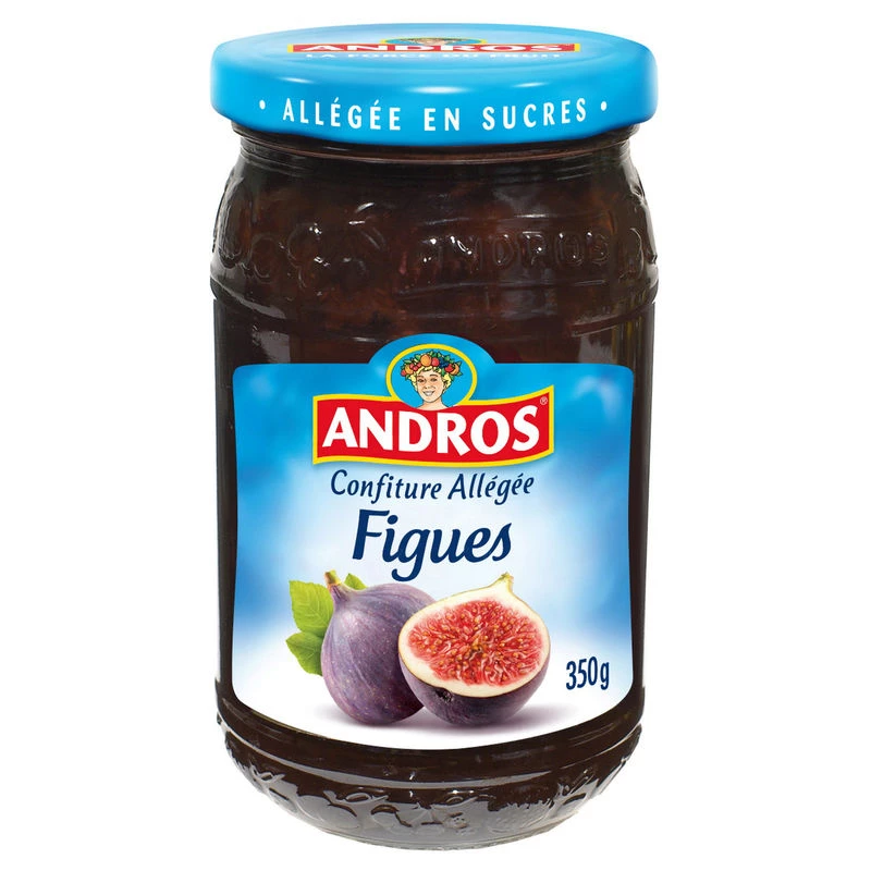 Confiture Figue Allegée Andros 350g