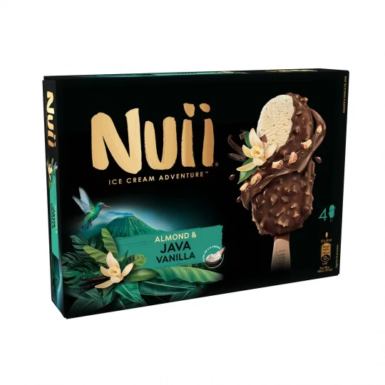 Almond & Java Vanilla Sticks X4 - Nuii