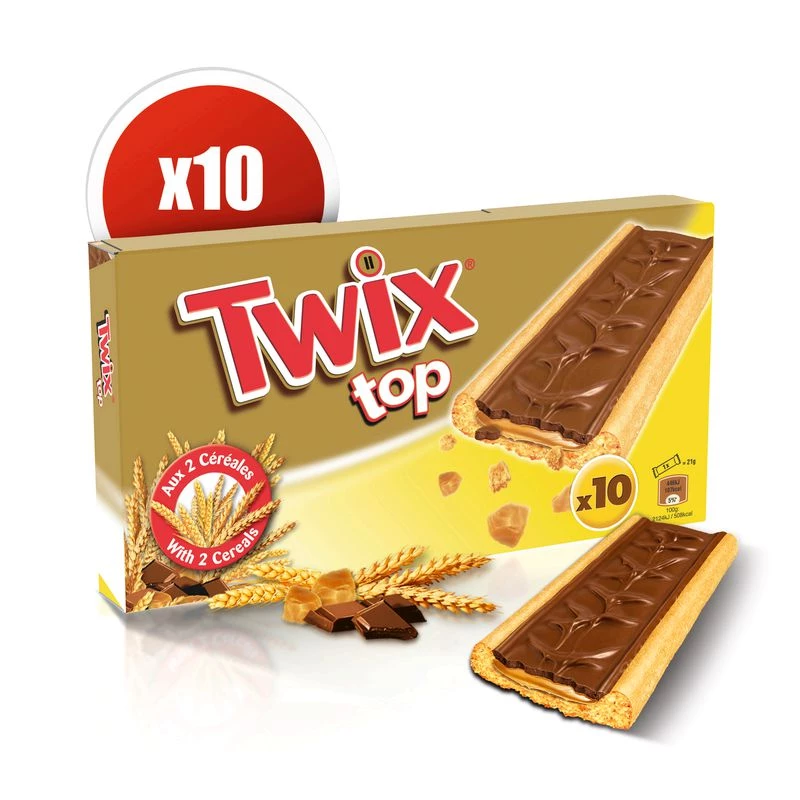 Biscuits Caramel/ Chocolat 210g - TWIX
