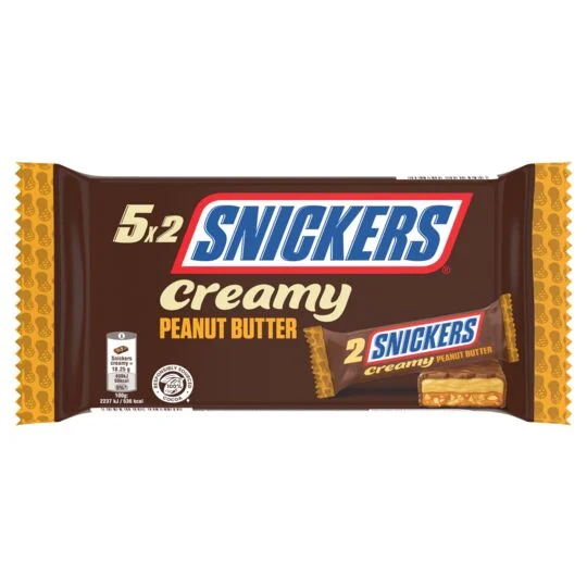 Barres De Chocolat Peanut Butter X5 - Snickers