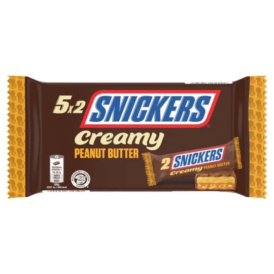 Peanut Butter Chocolate Bars X5 - Snickers