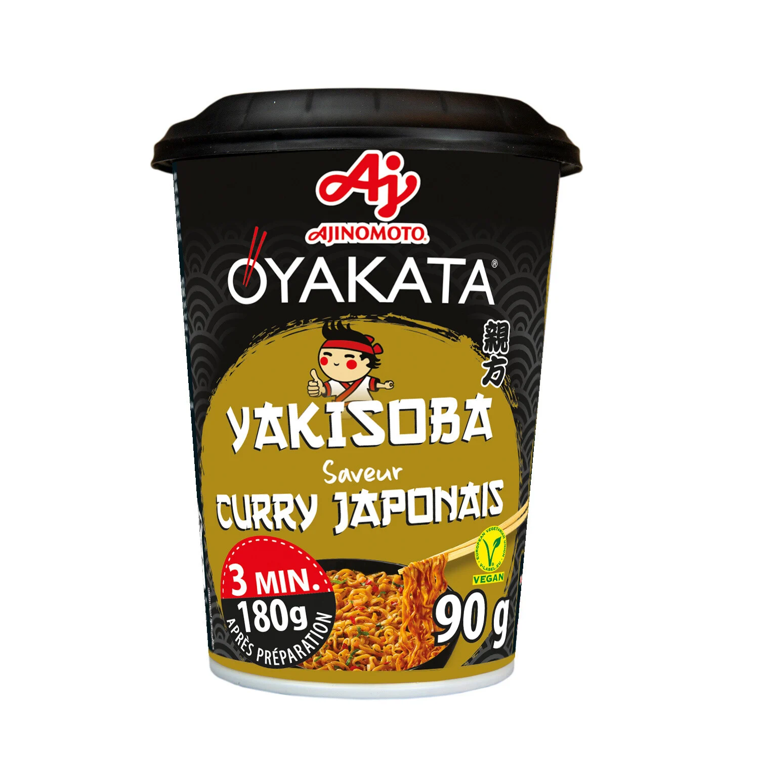 Nouilles Sautées Saveur Curry Japonais 90g - Oyakata