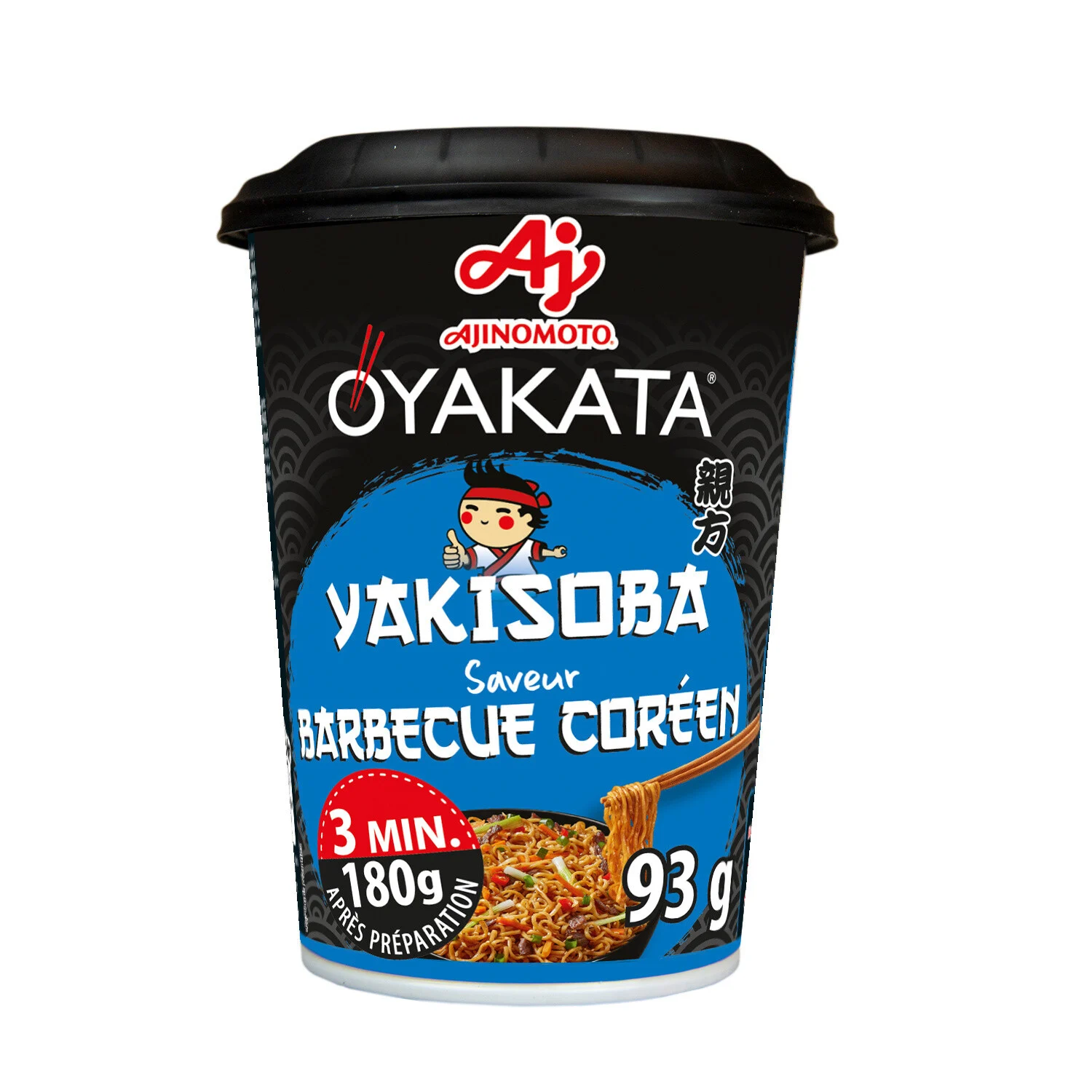 Korean Barbecue Flavor Stir-Fried Noodles 93g - Oyakata