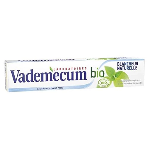 معجون أسنان مبيض طبيعي عضوي - VADEMECUM