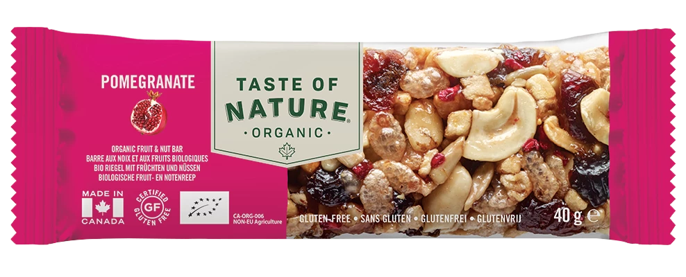 Barre Grenade Bio 40g - TASTE OF NATURE
