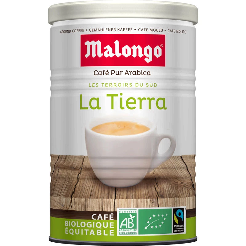 Café arábica puro orgânico La Tierra 250g - MALONGO