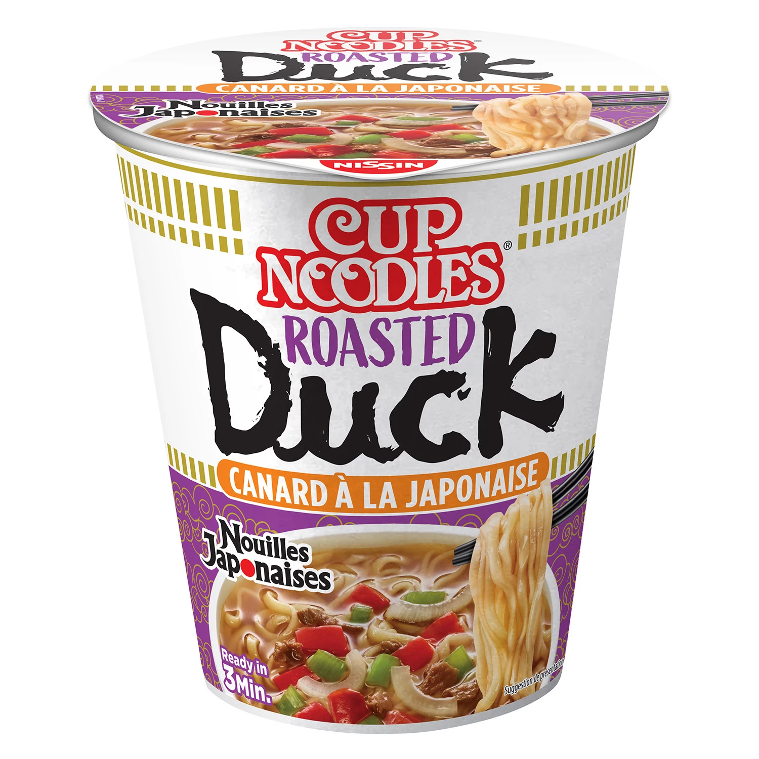 Fideos de pato deshidratados al estilo japonés - NISSIN