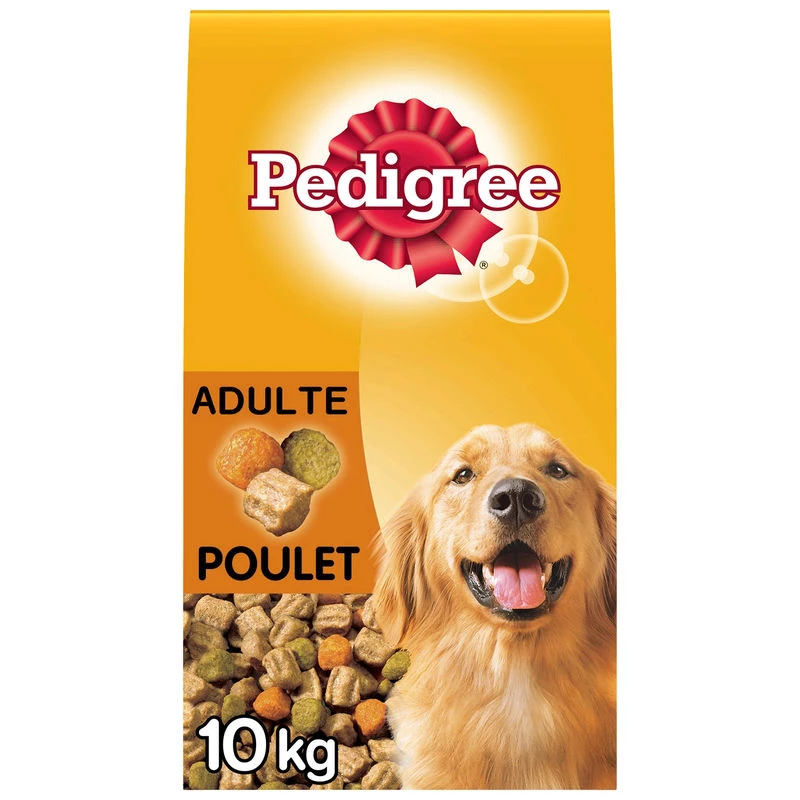 Croquette Adultes Poulet 10kg - PEDIGREE