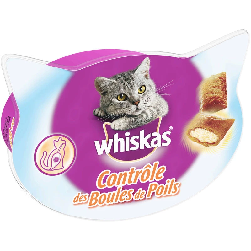 Guloseimas para gatos com controle de bolas de pelo 60 g - WHISKAS