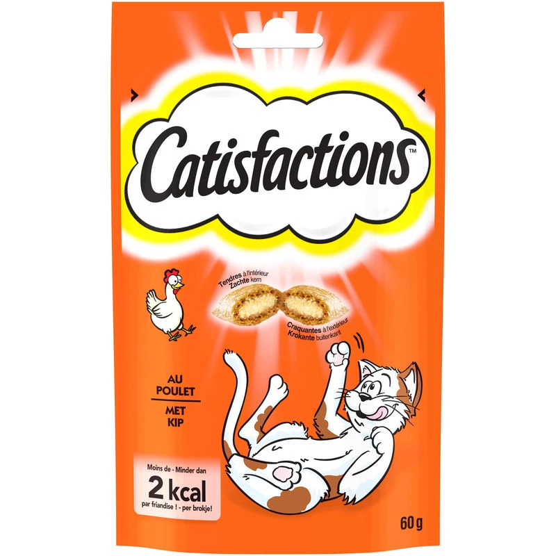 Hühnerkatzensnacks 60g - CATISFACTIONS