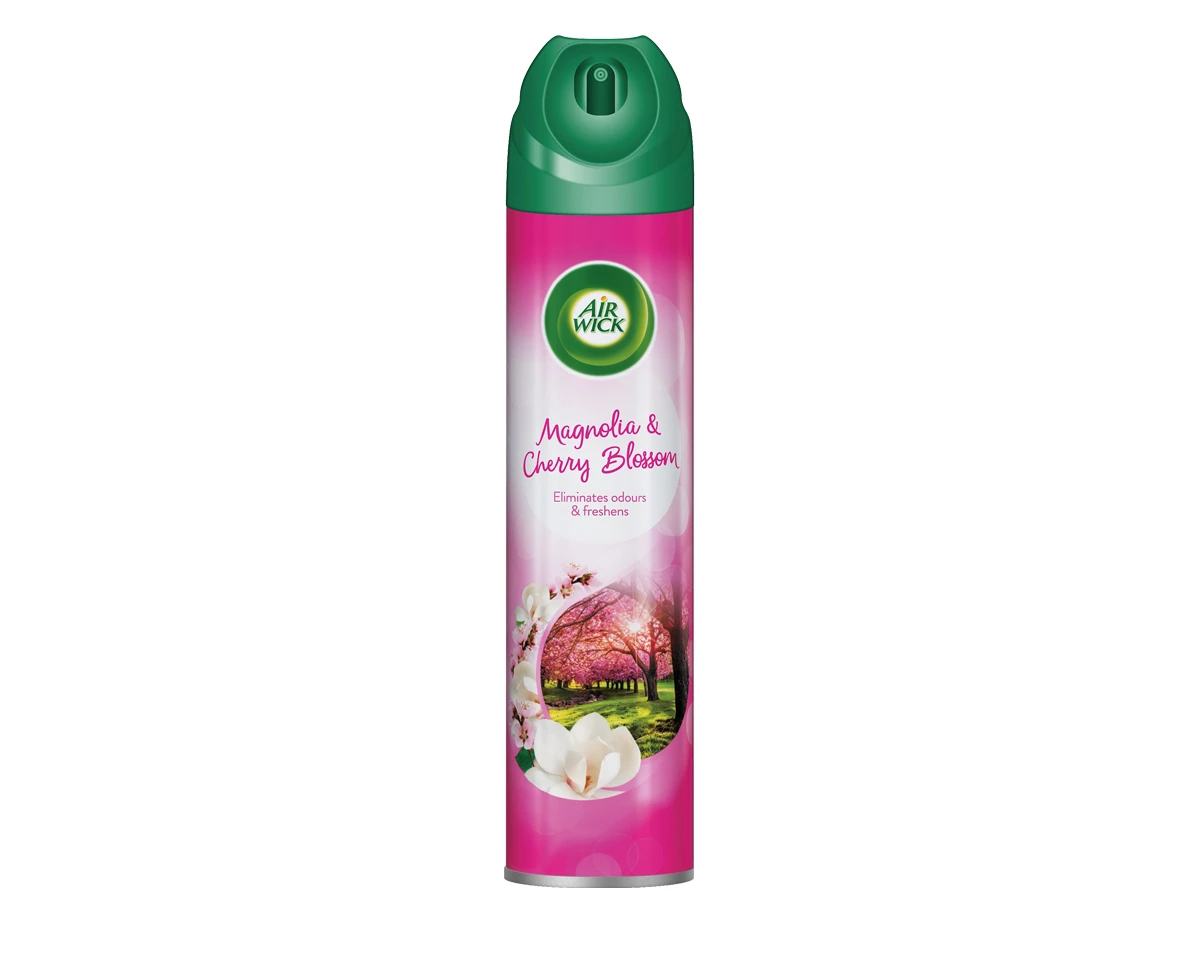 Air wick deodorant aerosol 6 in 1 magnolia and cherry blossom300 ml - AIR WICK