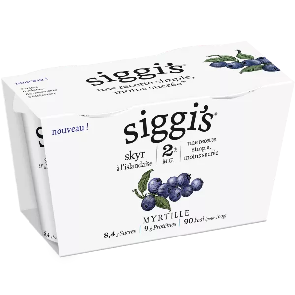 Skyr Myrtille 2x140g - SIGGI'S