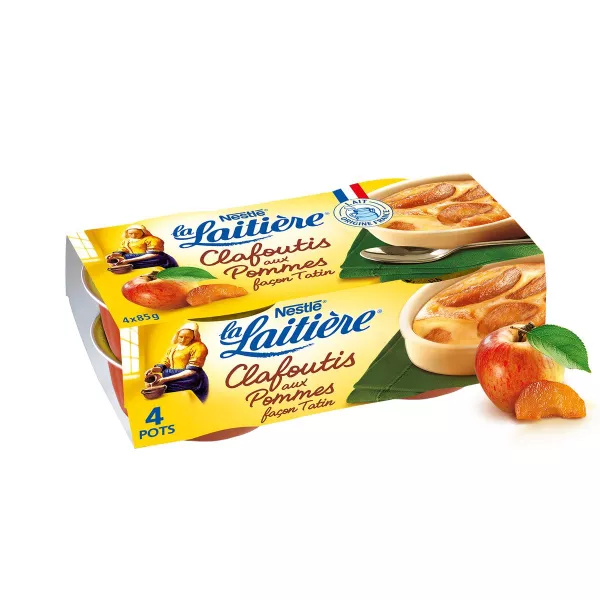 4x85g Claf Apples Milk - LA LAITIÈRE