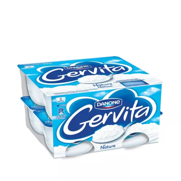 Yaourt Gervita Thiên Nhiên 8x100g - Danone