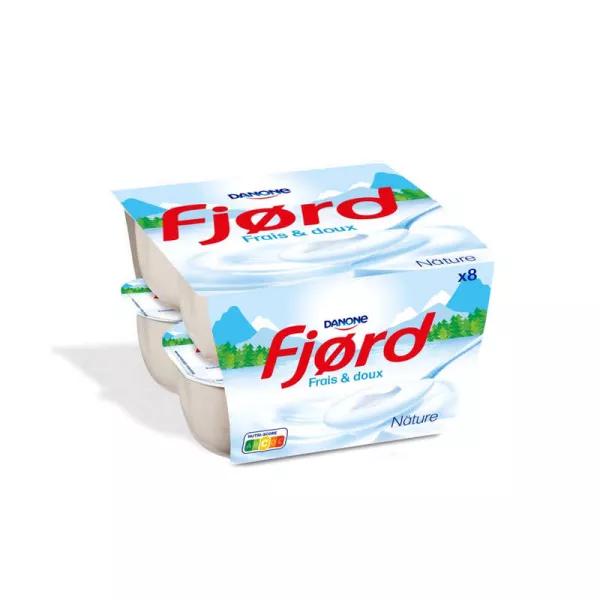 Yogur Natural de Queso Blanco 8x125g - Fjord