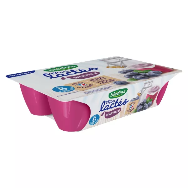 Mini lactées myrtille dès 6 mois 6x55g - BLEDINA