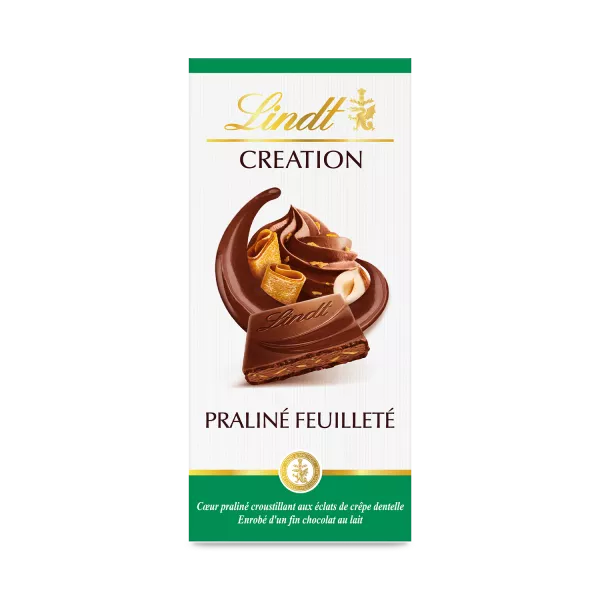 Création Praliné Feuilleté Tablette 150 G - LINDT