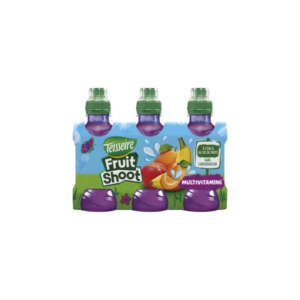 Bebida de Frutas Multivitamínica 6x20cl -  FRUIT SHOOT TEISSEIRE