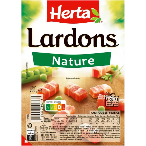 Nature bacon, 200g - HERTA