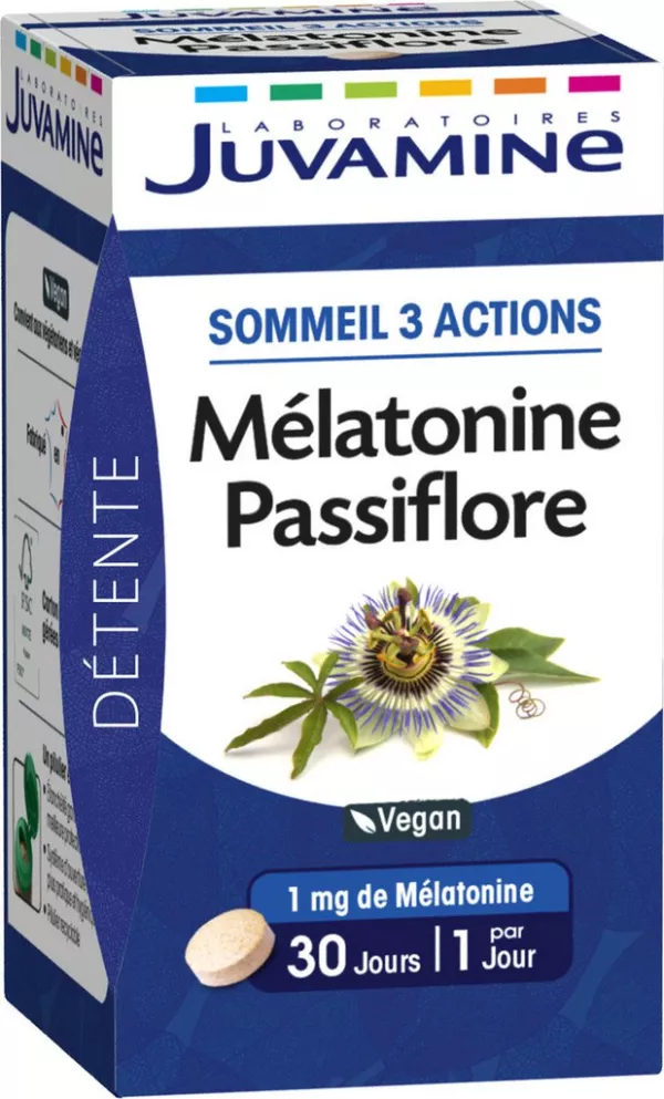 Thực Phẩm Bổ Sung Melatonin Hoa Lạc Tiên Giúp Ngủ Ngon - Juvamine