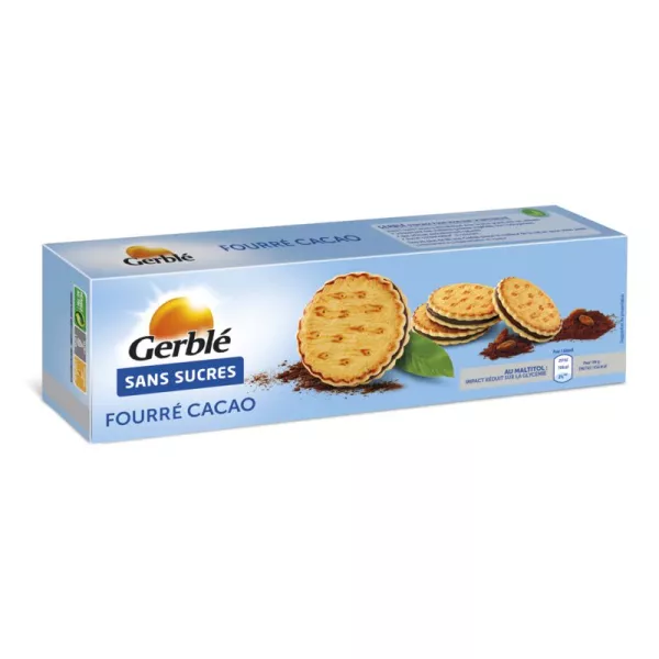 Biscotto al cacao senza zucchero 185g - GERBLE
