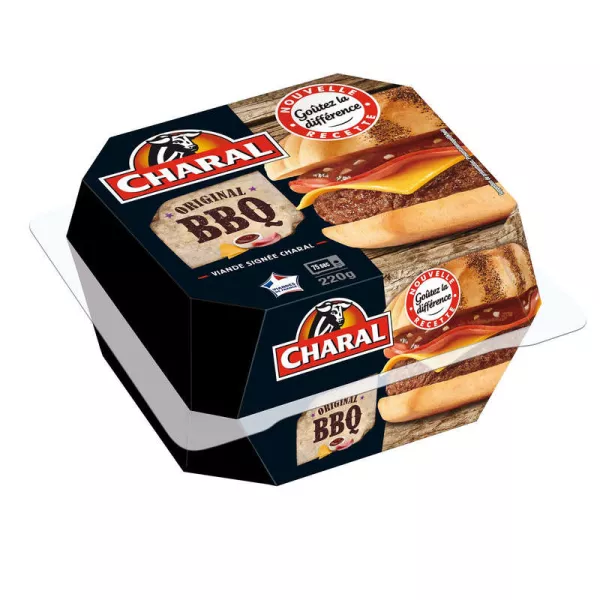 Burger Bbq Charal 220 G X 1