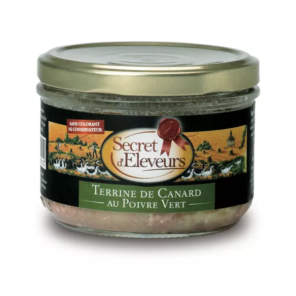 Vịt Terrine với hạt tiêu xanh 180g - SECRET D'ELEVEURS