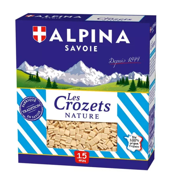 Pasta ya Asili ya Les Crozets, 400g - ALPINA SAVOIE