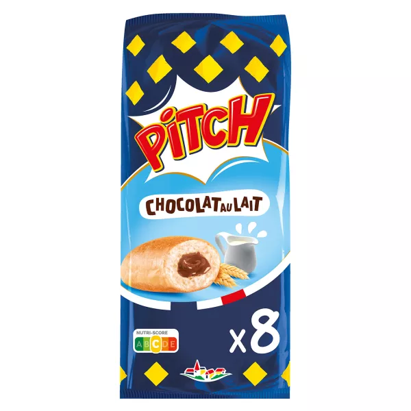 Brioche Pitch aux Pépites de Chocolat au Lait, x8 300g - PASQUIER