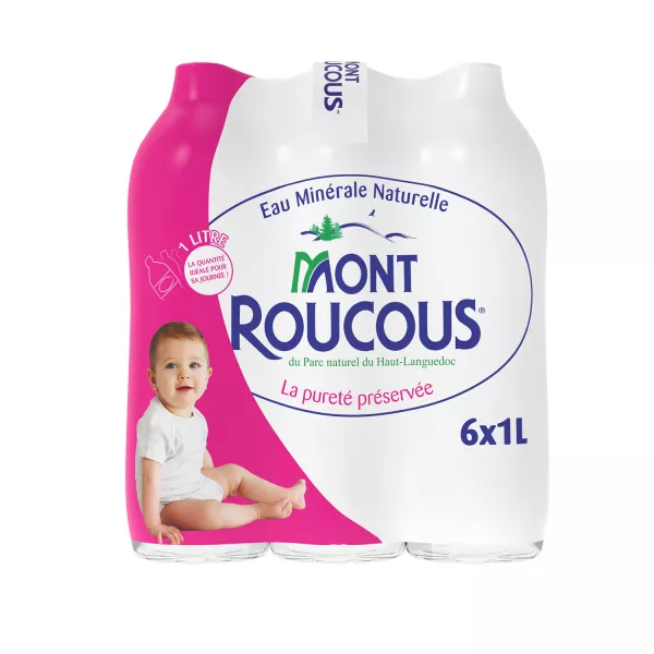 Natuurlijk Mineraalwater 6x1l MONT ROUCOUS