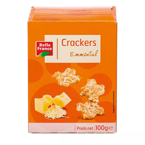 Crackers Emmental 100g - BELLE FRANCE