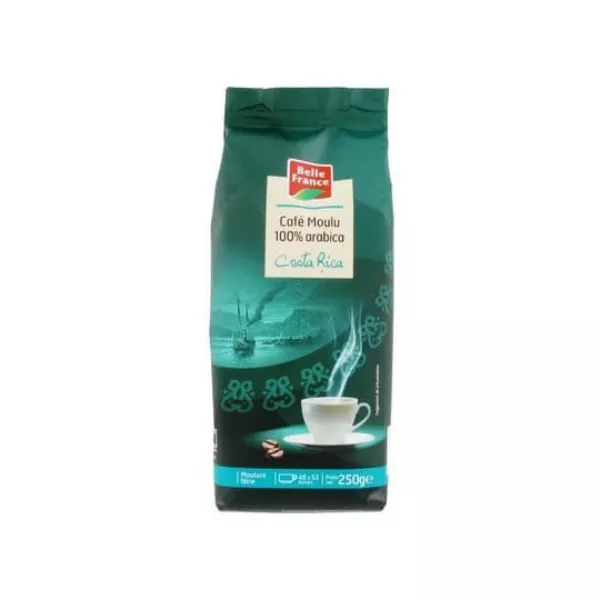 Café Moulu Costa Rica Pur Arabica 250g - BELLE FRANCE