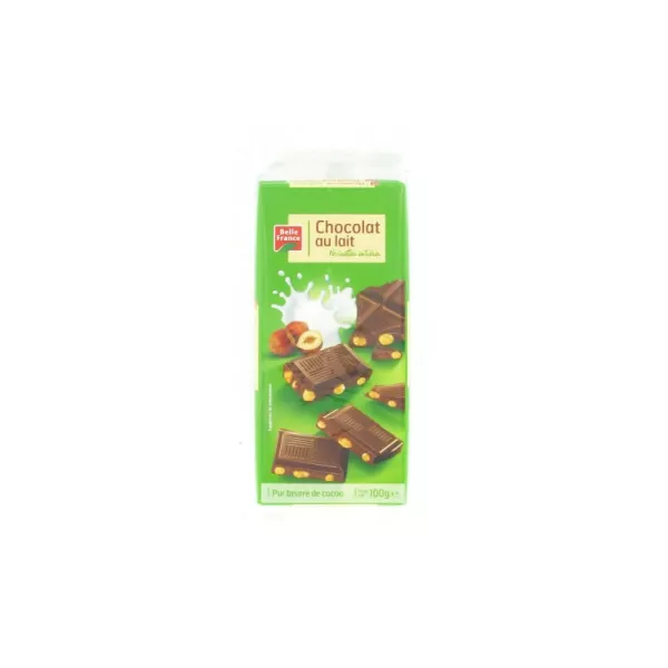 Milk Chocolate Whole Hazelnuts 2x100g - BELLE FRANCE