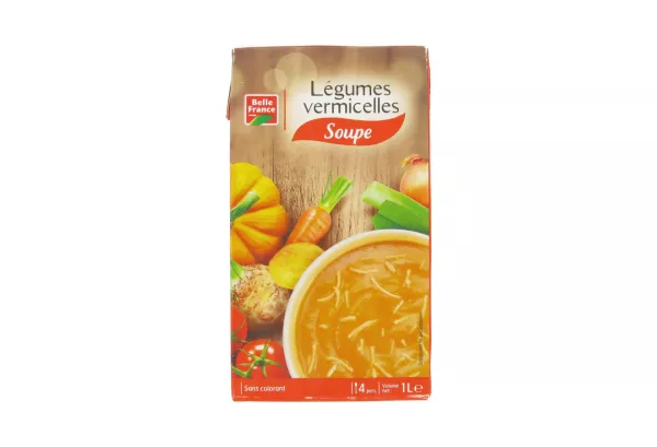 Sopa de verduras con Vermicelli 1L - BELLE FRANCE