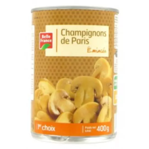 Gesneden Champignons 400g - BELLE FRANCE