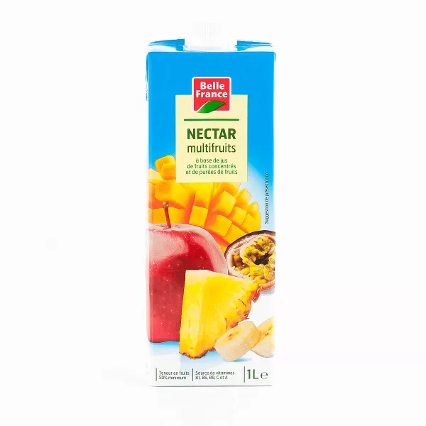Concentrate-Based Multifruit Nectar 1l - BELLE FRANCE