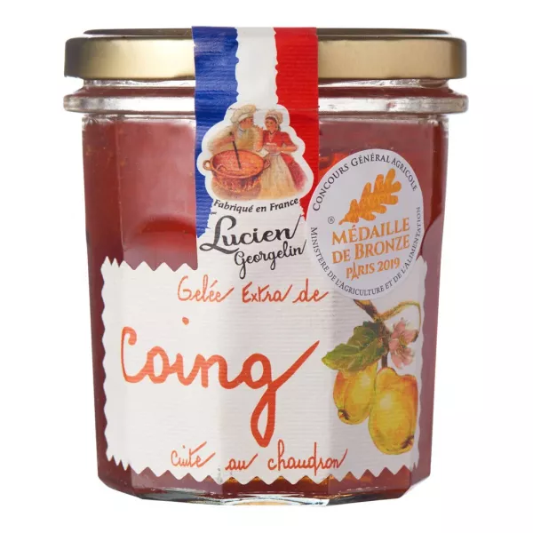 Gelatina extra di mele cotogne              
Medaglia di bronzo al Concours Général Agricole de Paris 2019 e 2022 - LUCIEN GEORGELIN