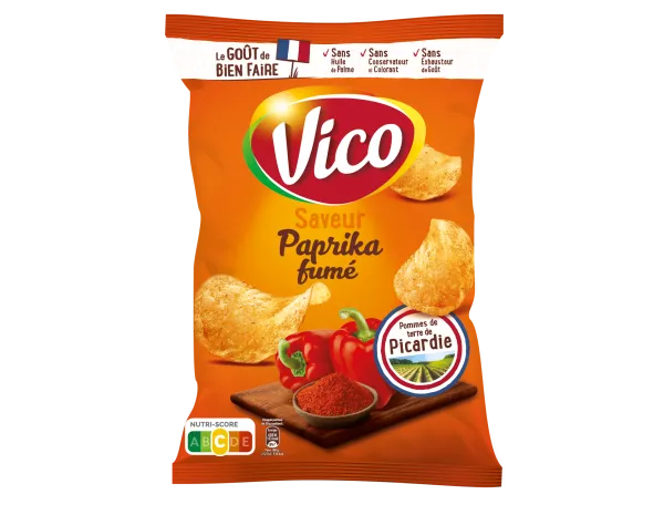 Chips Saveur Paprika Fumé 125g - VICO