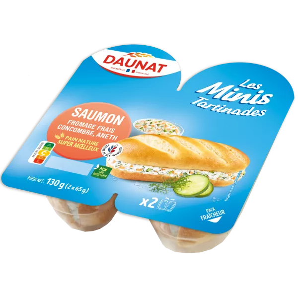 Mini salmón extendido 130 g