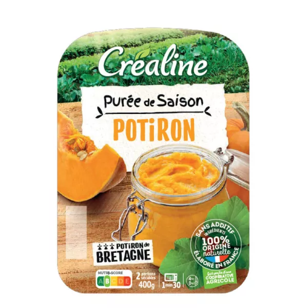Khoai tây tươi và măng tây xay nhuyễn 2x200g - Crealine