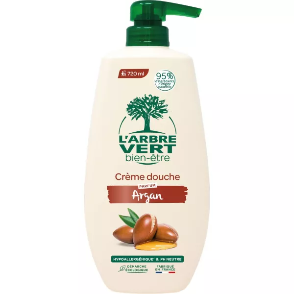 Crème De Douche Extrait D'argan Bien-être 720ml - L'arbre Vert