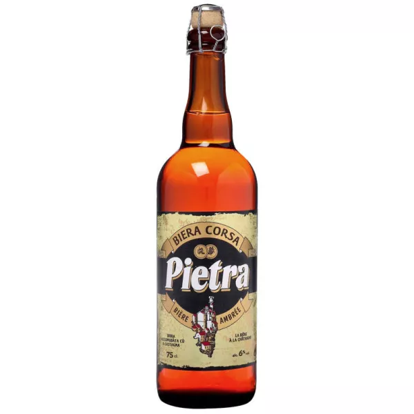 Bia hổ phách Corsican, 6°, 75cl - PIETRA