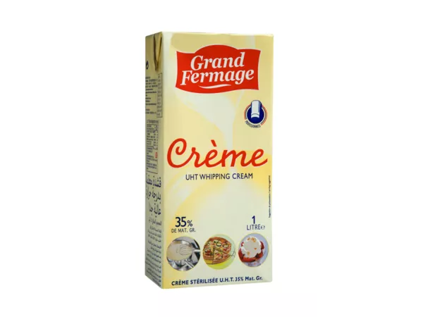 Crème UHT 35%  - 1L - Grand Fermage